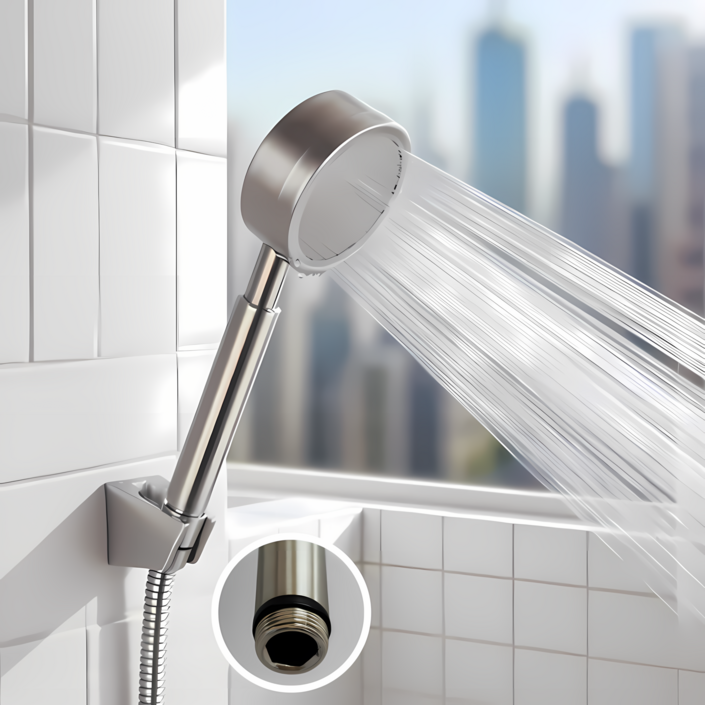 루벤하임 호텔식 절수 수압상승 스테인리스 샤워기헤드