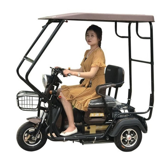 전기 세발 자전거 화이트 배터리 삼륜차 출퇴근용 600W 세발자전거 단일상품