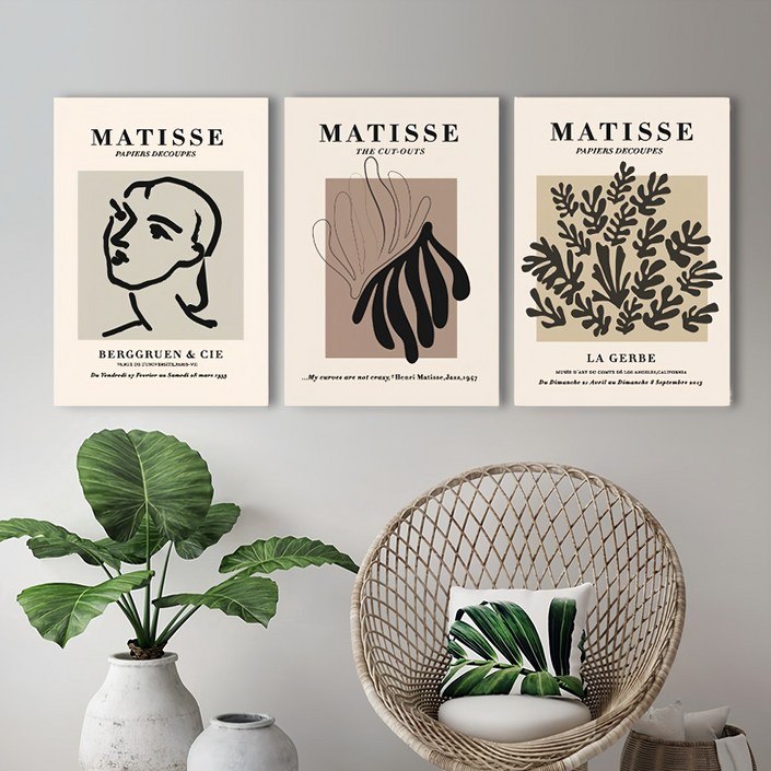 퍼니즈 폼보드 슬림액자 3종 세트 앙리A