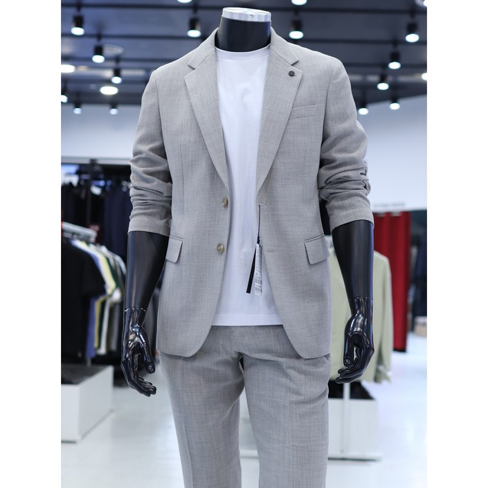 STCO S/S 여름 베이지 경량 러프 셋업 세트 (릴렉스핏) SEJVB05SET