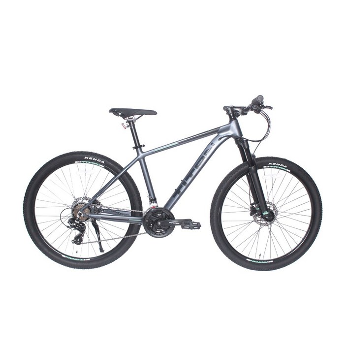시마노 21단 유압식디스크 MTB 자전거 베리벨로 타이탄21D, 1개, 180cm, 그레이 15인치 미조립