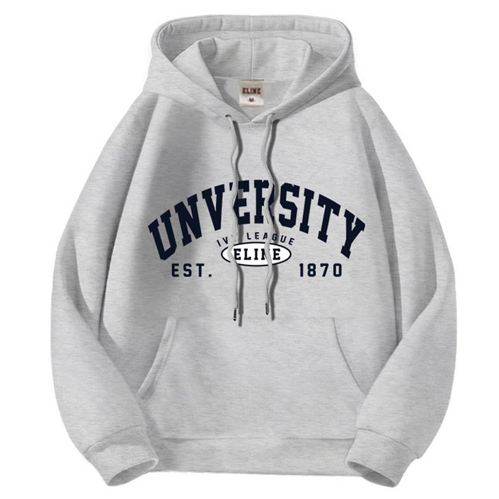 국산 베이직룩 남녀공용 특양면 유니버시티 후드티