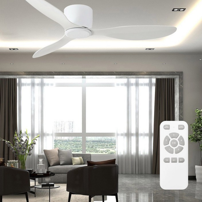 파인홈즈 천장형 실링팬 선풍기 리모컨 역방향 4계절