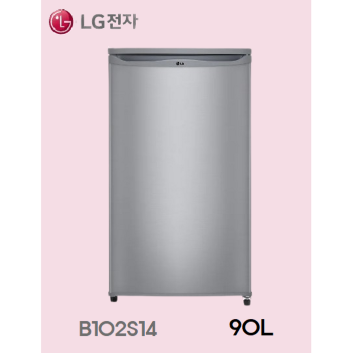 LG전자 90L 1도어 미니 소형 냉장고 사무실 원룸 병원 오피스텔 B102S14 LG전자 90L 1도어 미니 소형 냉장고 사무실 원룸 병원 오피스텔 B102S14