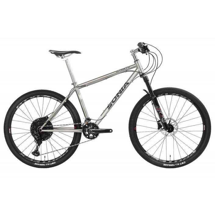 소니아 베이론1.0 시마노 XT 24단 티타늄 MTB 자전거 완조립, 1개, 170cm, 15인치