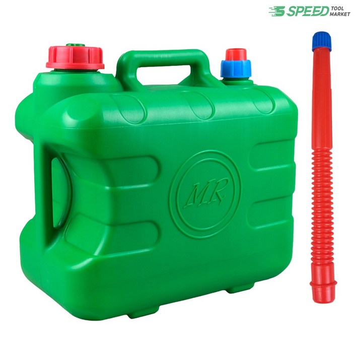 석유통 고급형 20리터 초록 기름통 캠핑 말통 자바라통 등유통 연료통