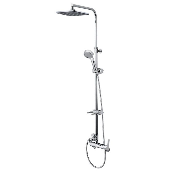 셀프리빙 고급형 해바라기 샤워기 스테인레스 수전 본체 무타공 셀프영상 설치가능