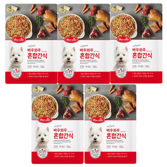 바우와우 혼합 간식 150g 바우와우 혼합 간식 150g