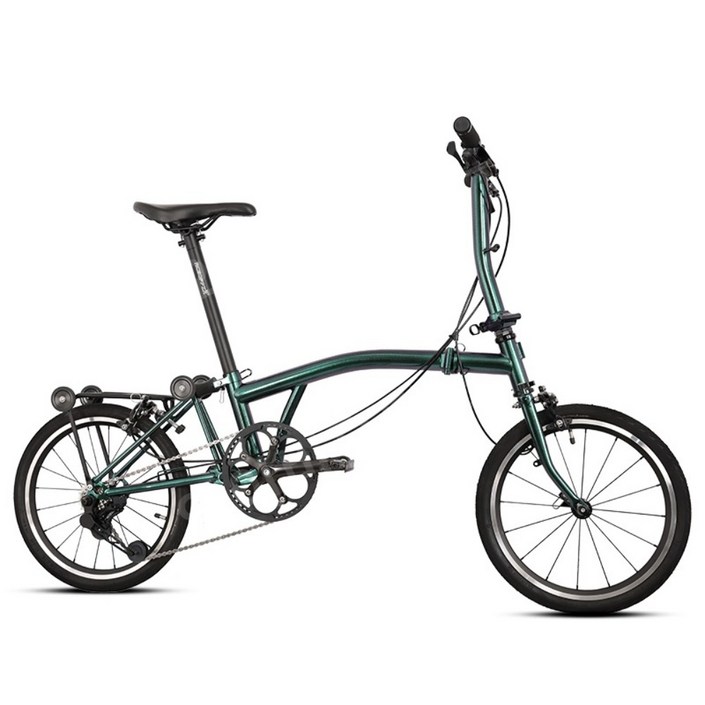와이비홀딩스 에이스오픽스 접이식자전거 aceoffix HITO 24년형 미니벨로 20인치 휴대용, 16인치카멜레온그린