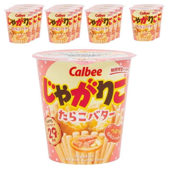 가루비 쟈가리코 명란버터, 12개, 52g