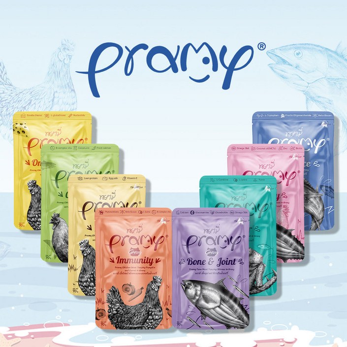 유통기한임박 고양이 프라미 파우치 야옹이 습식 간식