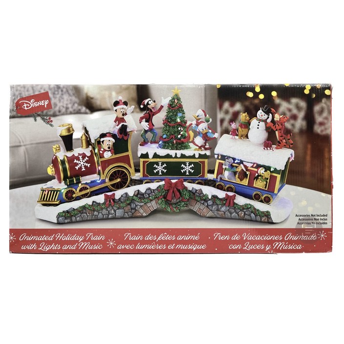 코스트코 크리스마스 디즈니 기차 장식 인테리어 조명