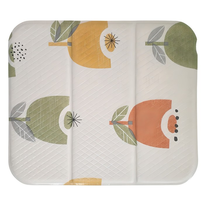 UH홈데코 휴대용 접이식 플라워 양면 쿠션 매트