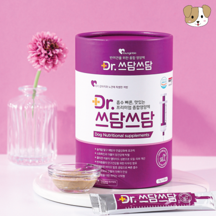 쓰담쓰담 Dr강아지 종합영양제 말고기맛오리맛 아기애견 노견 필수 쓰담쓰담 Dr강아지 종합영양제 말고기맛오리맛 아기애견 노견 필수