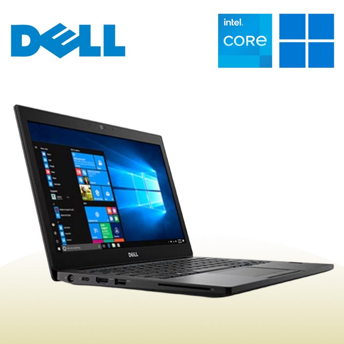 델 저렴한 업무용 가성비 싼 사무용 리퍼 노트북 12인치 Latitude 7280 i56300U 배터리 없음