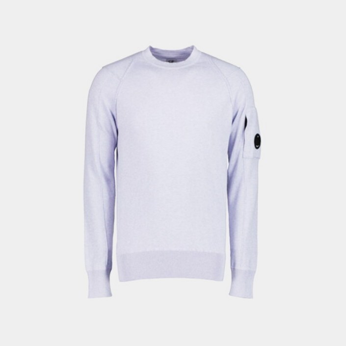 [CP컴퍼니] 오늘출발 시피컴퍼니 남성 렌즈와펜 크루넥 니트 라이트 퍼플 20SS 08CMKN110A 004037A 741