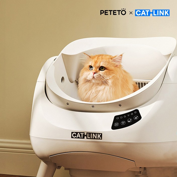 런칭이벤트 발판증정 26년형 페테토 캣링크 고양이 자동화장실 오픈형 코오롱 공식AS 특대형 OPEN X