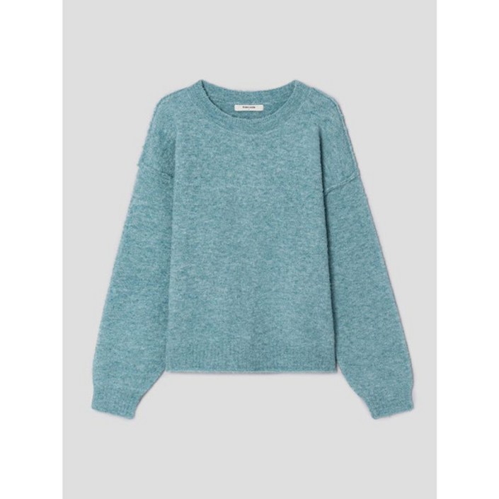 [에잇세컨즈] 부클 라운드 니트 스카이블루 (215Y51AY1Q)