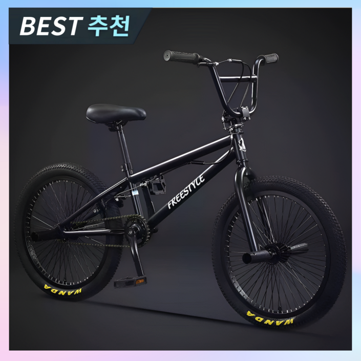 도림스포츠 bmx 자전거 묘기 한강 성인 바이크 익스트림 스턴트 입문용 전문가용, 1개, 142cm, BMX자전거 블랙