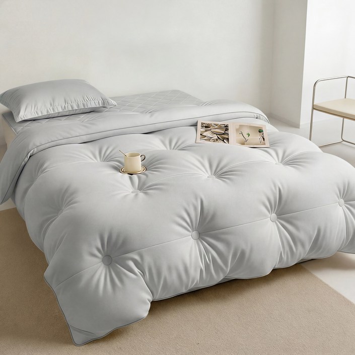 키루에 두꺼운 사계절 침구세트 워싱 차렵이불 이불패드베개커버세트