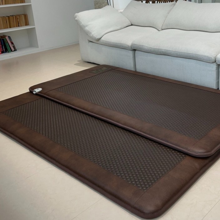 무전자 26년형 한일의료기 국산 EMF 전자파 없는 탄소매트 두꺼운 카본 전기매트 싱글 더블 퀸 분리난방, 탄소발열육각, 더블 퀸 분리난방150x200