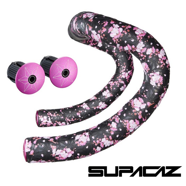 리미티드 에디션 수파카즈 슈퍼스티키 쿠쉬 자전거 바테이프, 사쿠라 BT167, 1개