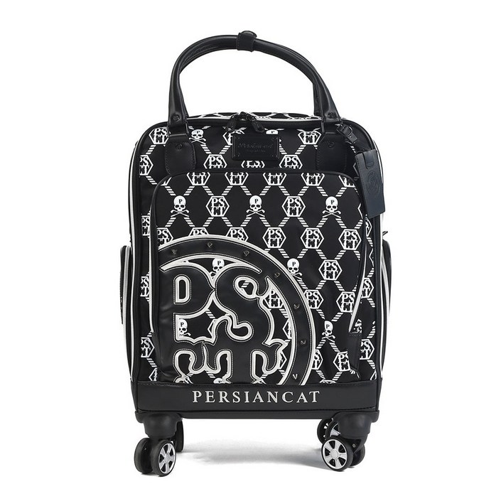[페르시안캣 공식몰]페르시안캣 025 헥사 뉴로고 휠보스턴백 (당일 발송), 블랙