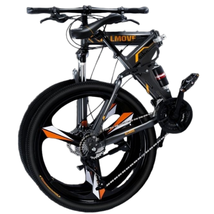 룰바이크 MTB 로드 바이크 주니어 26인치 30단 스포크휠 3날 블레이드 산악 성인 출퇴근 입문용 고급휠, 1개, 170cm, 화이트그레 3휠