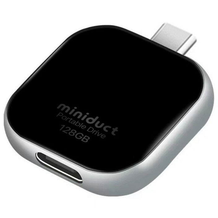미니덕트 에어포켓 C타입 USB 외장 하드 메모리 128GB, 128GB, 1개