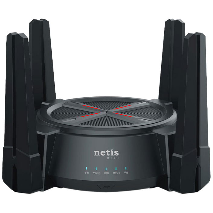 네티스 MEX6000 AX6000 MESH WIFI6 기가 와이파이 유무선 인터넷 공유기, 1개, 단일상품