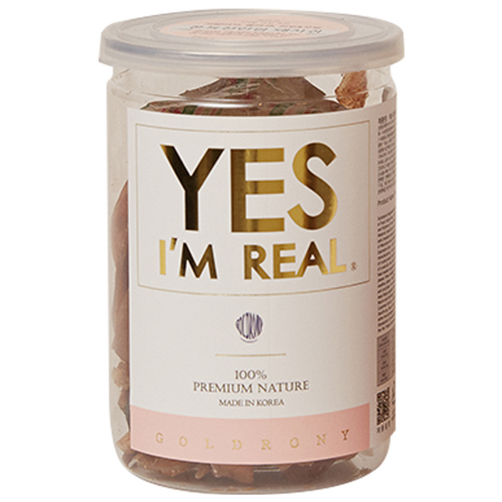 골드로니 강아지 예스아임리얼 프리미엄 저온건조 간식, 돼지귀, 130g, 1개