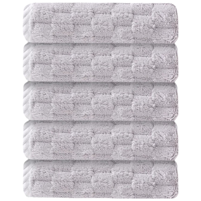 재고 정리 세일 융풍 수건 호텔수건 고급 수건 샤워타올 디자인예쁜수건 되게 부드럽다, 5개, 잿빛