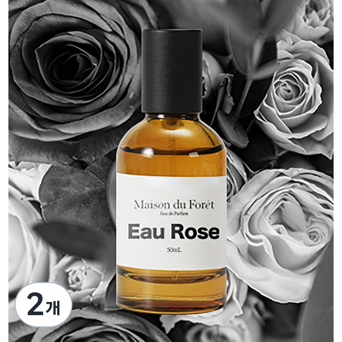 메종듀포레 오 로즈 향 니치향수 오 드 퍼퓸, 2개, 30ml