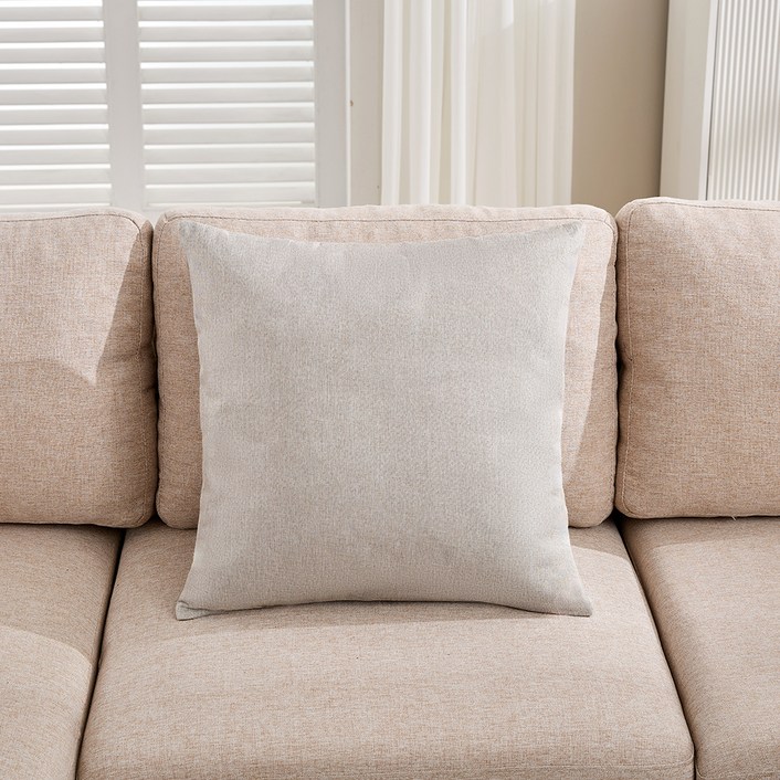 자시스 모던 심플 무지 쿠션 빵빵 솜 포함