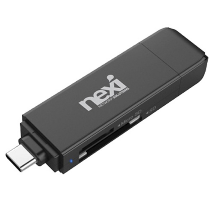 sd카드리더기 넥시 USB3.1/3.0 OTG 카드리더기 마이크로 SD 카드 NX-U3130CR NX610