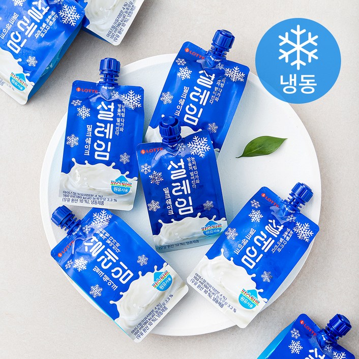 롯데웰푸드 설레임밀크쉐이크 냉동, 160ml, 10개