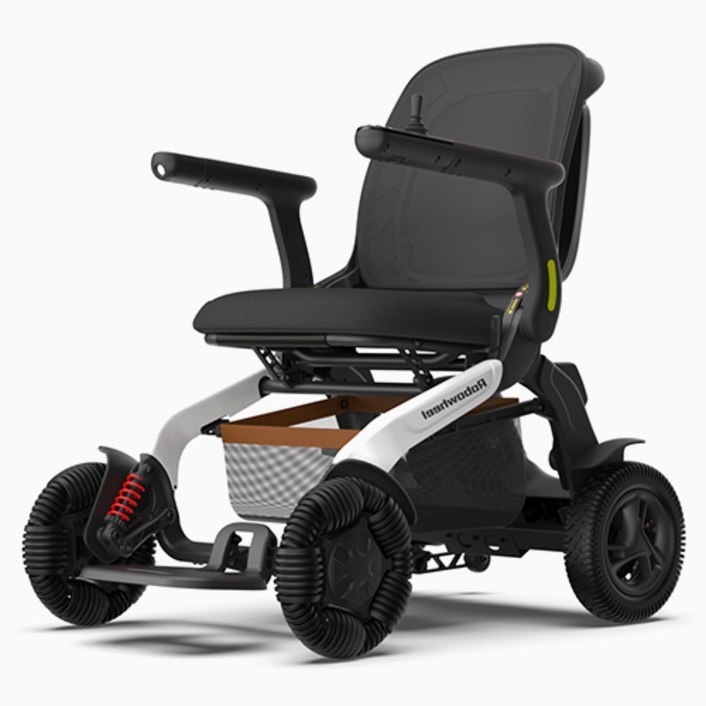 화메디 로보휠 폴드10 휴대형 접이식 전동 휠체어 전동스쿠터, 화이트, 1개