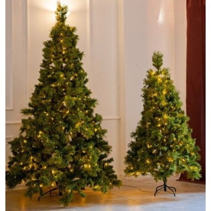 크리스마스소형트리 [한정특가] 크리스마스트리 나무 장식 오트트리 우산형 가정용 1.2m-1.8m 대형 성탄나무