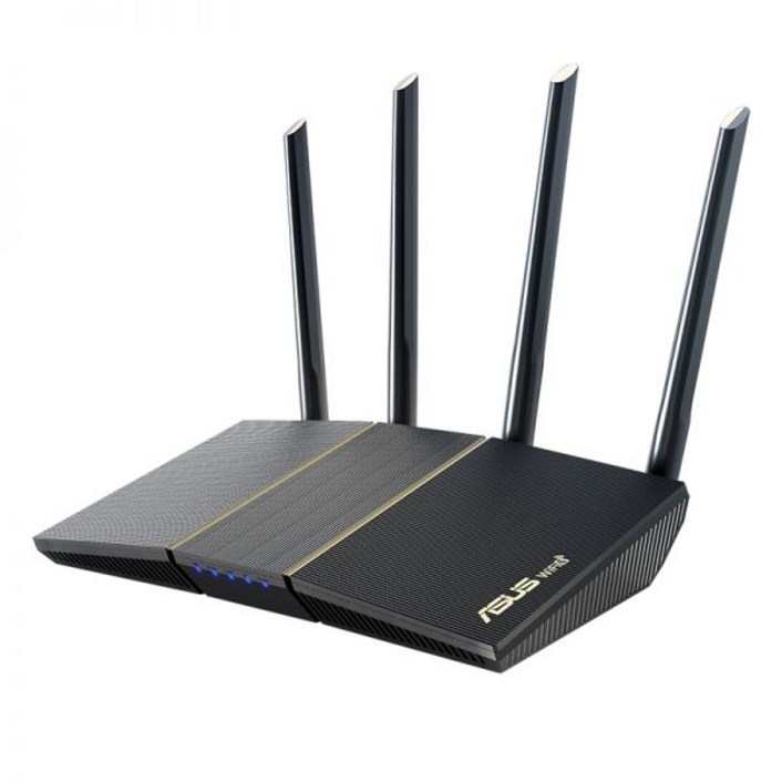 ASUS RT-AX57 가정용 무선 게임밍 라우터 듀얼 wifi6 5기가비트 포트 전환 어댑터 증정