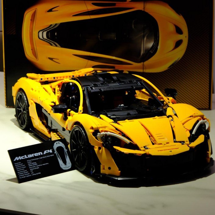 중국 테크닉 호환블럭 맥라렌 P1 42172 슈퍼카 LED 파워펑션
