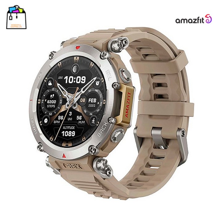 정품 어메이즈핏 티렉스 울트라 Amazfit_T-Rex Ultra_Sahara_사하라 카키 (액정필름+구매사은품증정)-WSL