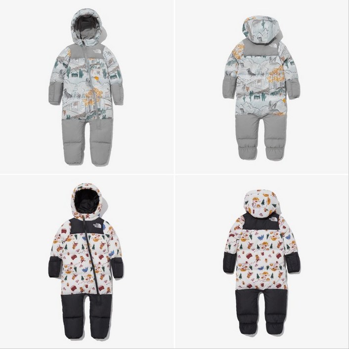 {매장정품} 노스페이스 THE NORTH FACE NQ1DP93 노스페이스키즈 베이비 1996 레트로 눕시 원피스 우주복 524248