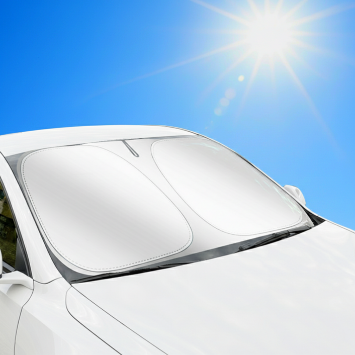 데이모노 티타늄 코팅 차량 앞유리 햇빛가리개
