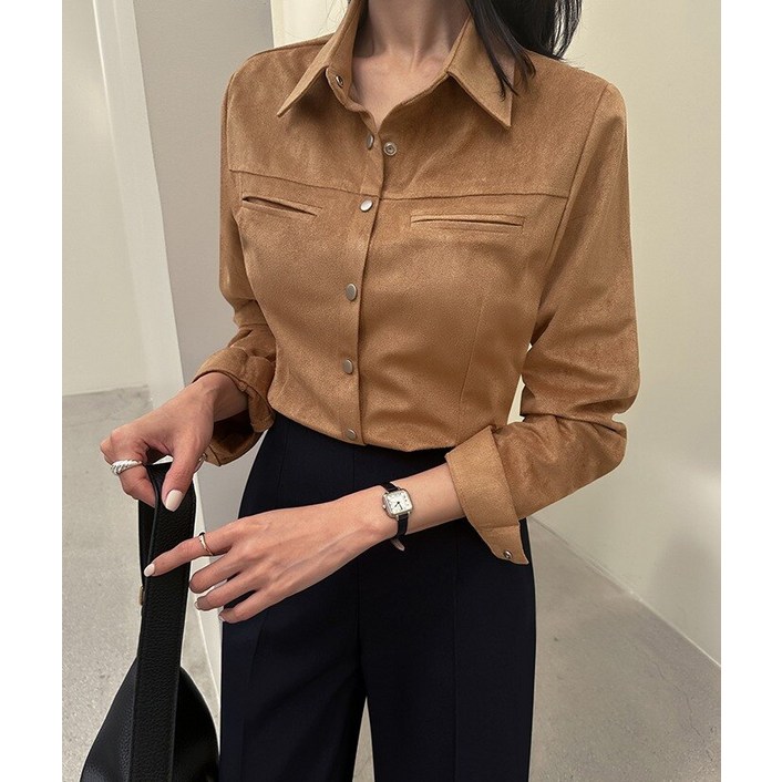 다바걸 몬델스웨이드셔츠