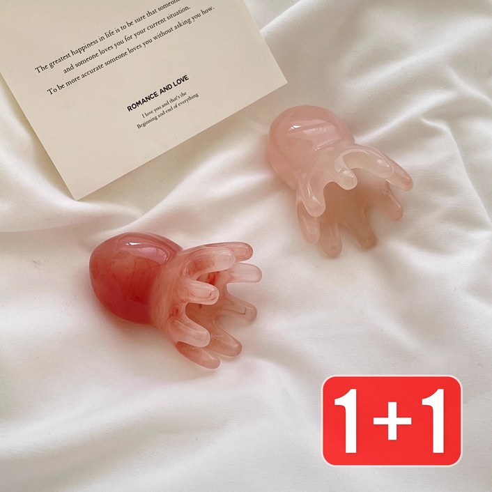 문어 두피 괄사 마사지기 1+1