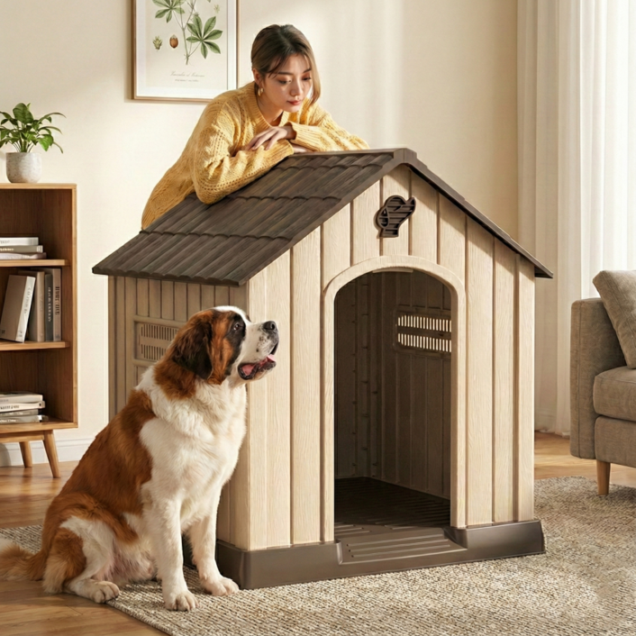 홈메이드 강아지집 애견 하우스 실내 실외 야외 반려동물 대형견집 개집 초대형집