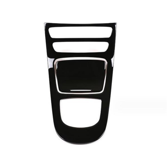 모터스파이 벤츠 호환 E클래스 W213 센터페시아 컵홀더 부착형 카본 검정 우드 커버 몰딩 21년이후, 2.센터페시아블랙유광