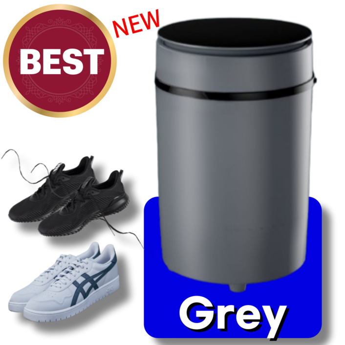 에스와이원 운동화세탁기 신발 세탁기 소형 미니 양말 속옷 걸레 탈수기 가정용 수건 빨래, SY40-Grey, Grey