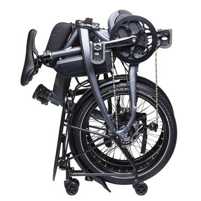 tern 턴 라피드 트랜짓 랙 M 턴 시리즈 406휠셋 미니벨로 접이식 자전거 폴딩 롤러 짐받이