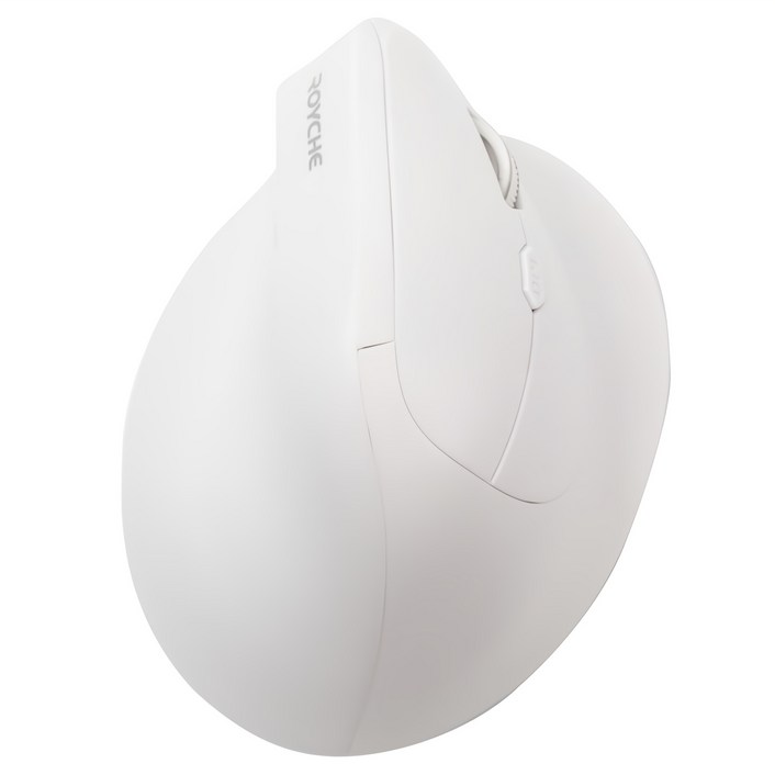 로이체 인체공학 저소음 버티컬 멀티페어링 블루투스 무선 마우스 RX680V